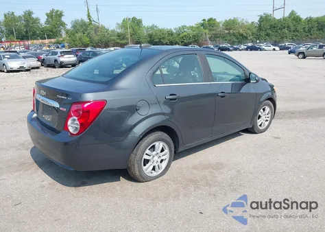 2016 Chevrolet Sonic Lt Auto из США, поврежденный, VIN 1G1JC5SBXG4166836